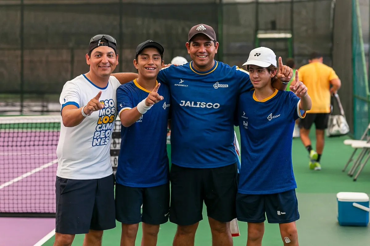 Jalisco, Durango y Querétaro, desfilan como primeros campeones del tenis