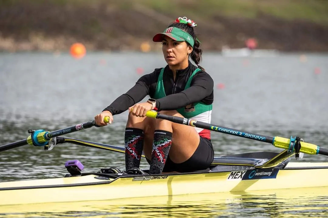 Kenia Lechuga, seleccionada nacional de remo