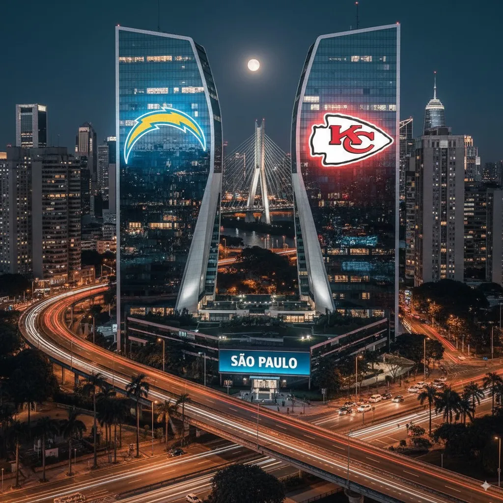 La NFL regresa a Brasil con un Clásico Divisional Jefes vs Cargadores