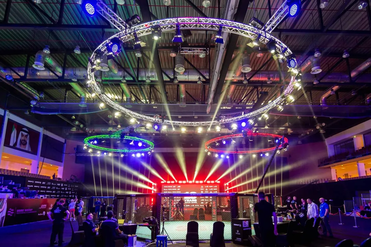 Listo el escenario donde se llevará a cabo el Campeonato Mundial juvenil de MMA en Abu Dabi