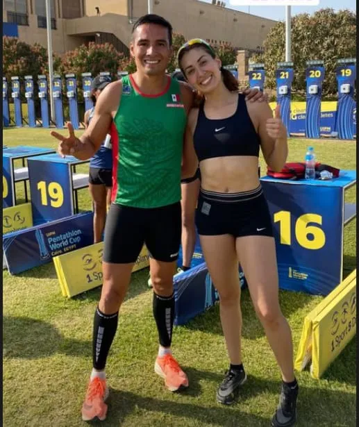 Mariana Arceo y Álvaro Sandoval, pentatletas nacionales