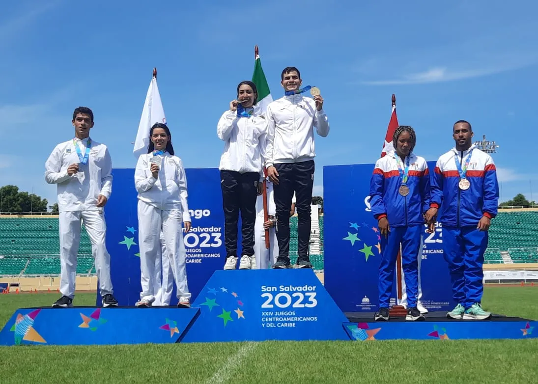 Mariana Arceo y Duilio Carrillo, ganan oro en pentatlón de San Salvador 2023 (2)