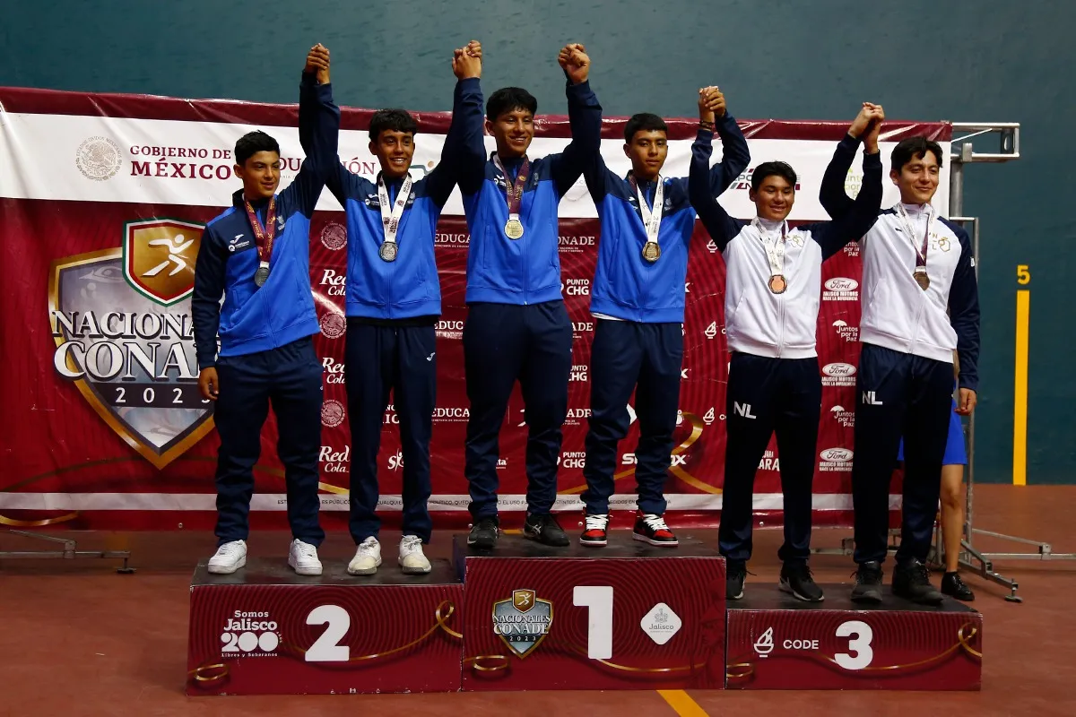 Medallistas frontón Nacionales CONADE