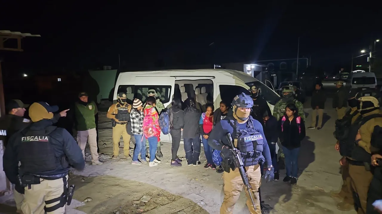 Migrantes liberados en Reynosa