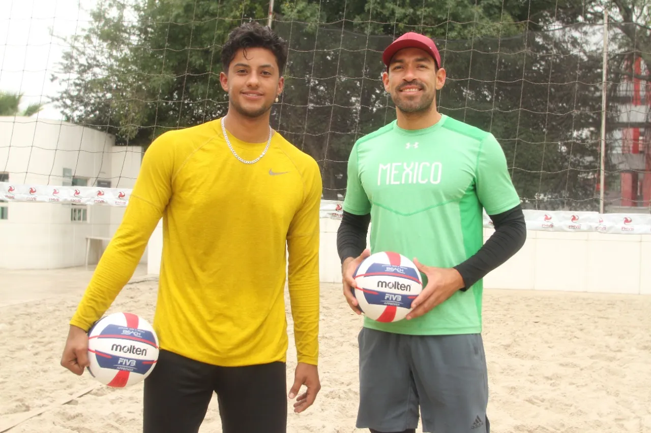Miguel Ángel Sarabia y Juan Ramón Virgen, en su entrenamiento en el CARE