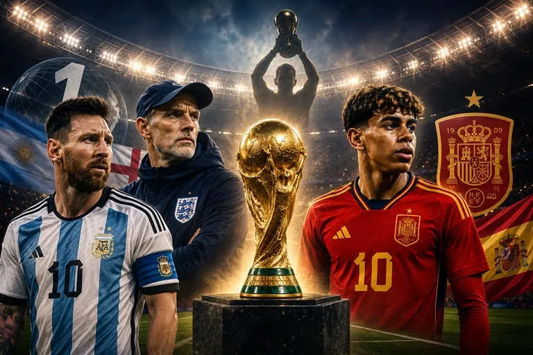 Argentina, Inglaterra y España desafían las “maldiciones” del Mundial 2026
