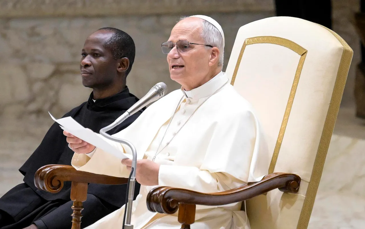 Audience with donors of Christmas tree and Nativity scene at Vatican