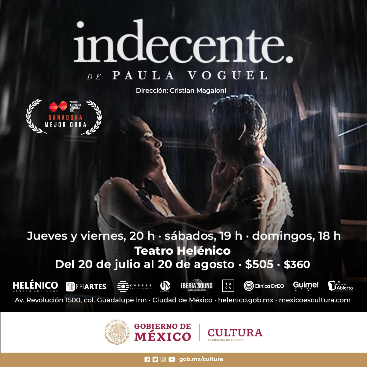 Póster Indecente