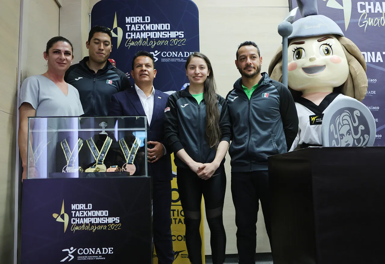 Presentación de seleccionados nacionales y develación de medallas para el Mundial de Taekwondo Guadalajara 2022 (2)