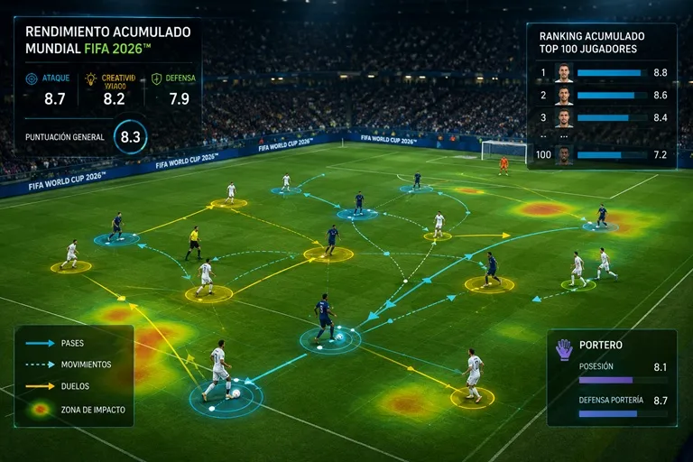 FIFA estrenará ranking en tiempo real para medir el desempeño de los jugadores en el Mundial 2026