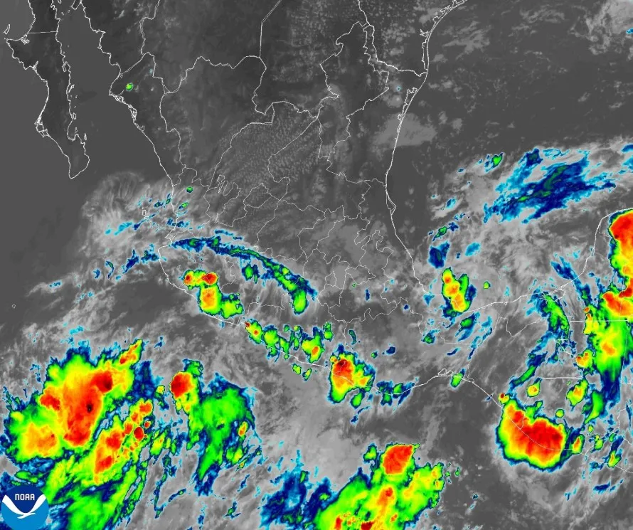 México alerta por la próxima formación del ciclón Priscilla frente a costas del Pacífico