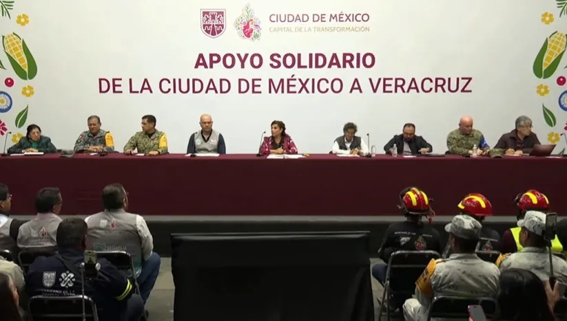 CDMX activa operativo solidario para Veracruz por Lluvias