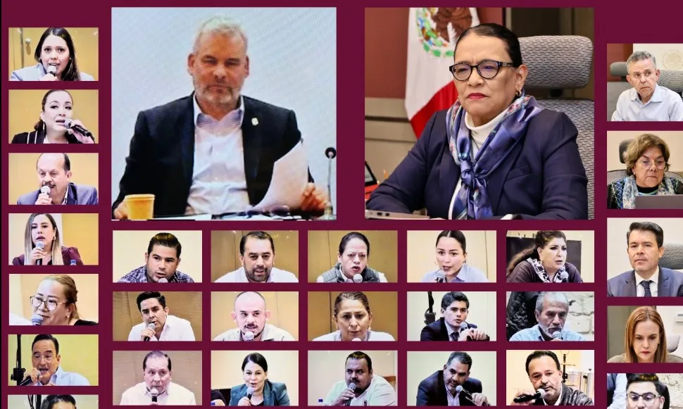 Se reúne Rosa Icela Rodríguez con el gobernador de Michoacán y presidentes municipales de la entidad