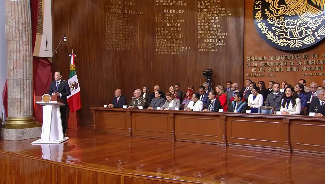 “No está sola”: El contundente mensaje de Mauricio Kuri a la presidenta ante el acoso extranjero