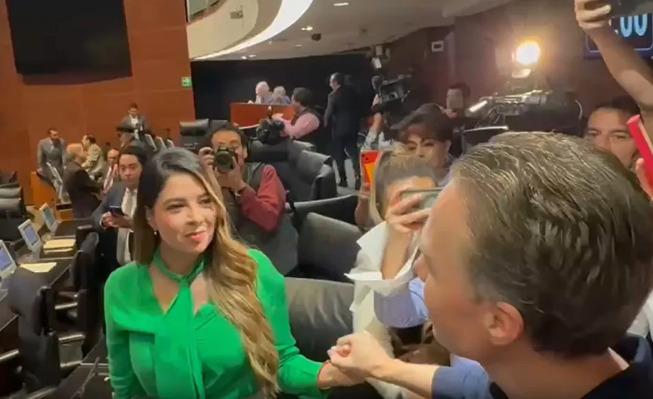 Cero y van dos: Manuel Velasco destapa a Ruth González para la gubernatura de SLP.