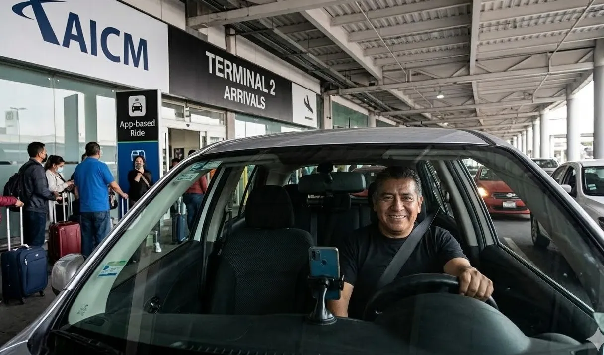 "No estamos compitiendo con los taxistas del AICM, queremos opciones de movilidad para el usuario": Uber