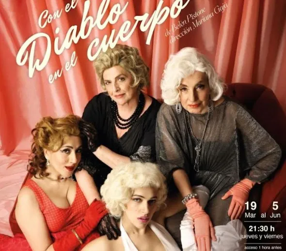 "Con el Diablo en el Cuerpo" Divas y cabaret en el Teatro Bar "El Vicio"