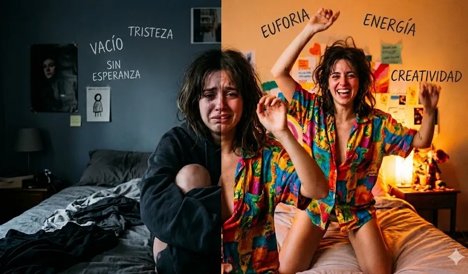 El diagnóstico que tarda 10 años en llegar: La cruda realidad del trastorno bipolar en México.