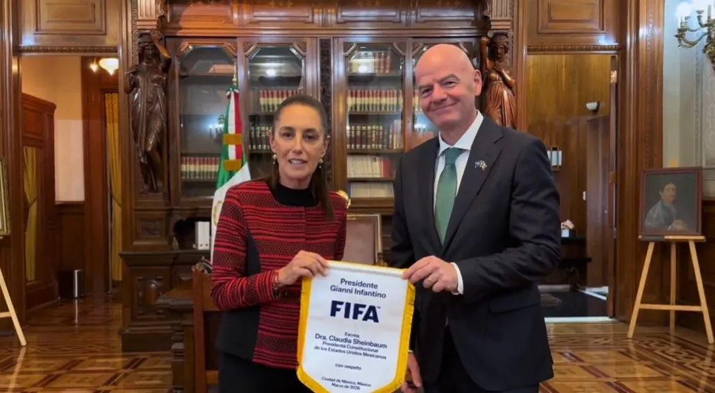 México 2026: Sheinbaum e Infantino afinan detalles para una inauguración "excepcional".