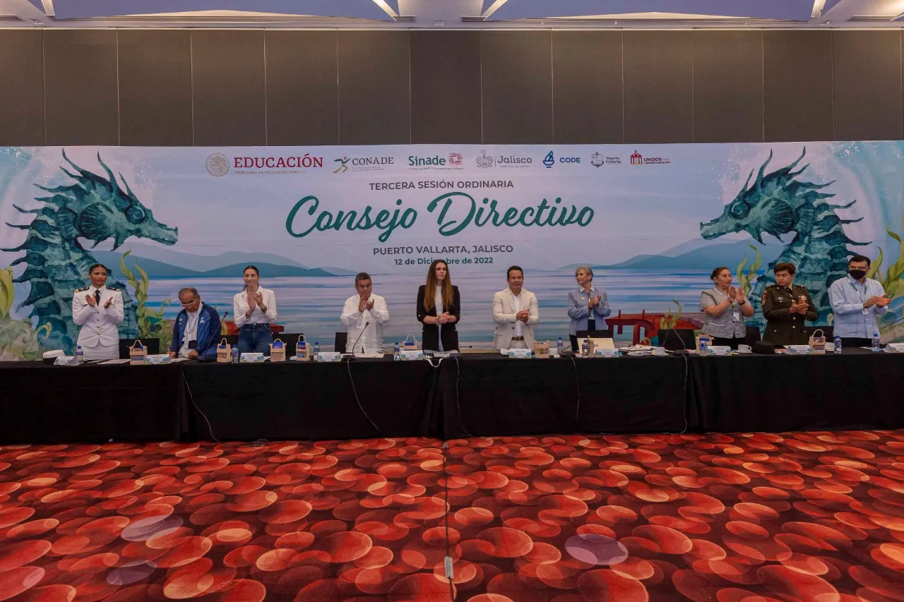 Trabajos de la Tercera Sesión Ordinaria del Consejo Directivo del Sistema Nacional de Cultura Física y Deporte, en Puerto Vallarta (2)