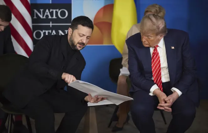Trump califica de “buena” su reunión con Zelenski y afirma que ambas partes quieren la paz