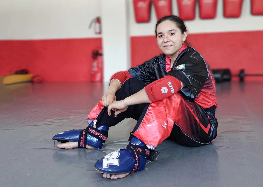 Vanessa Sánchez, seleccionada de kickboxing