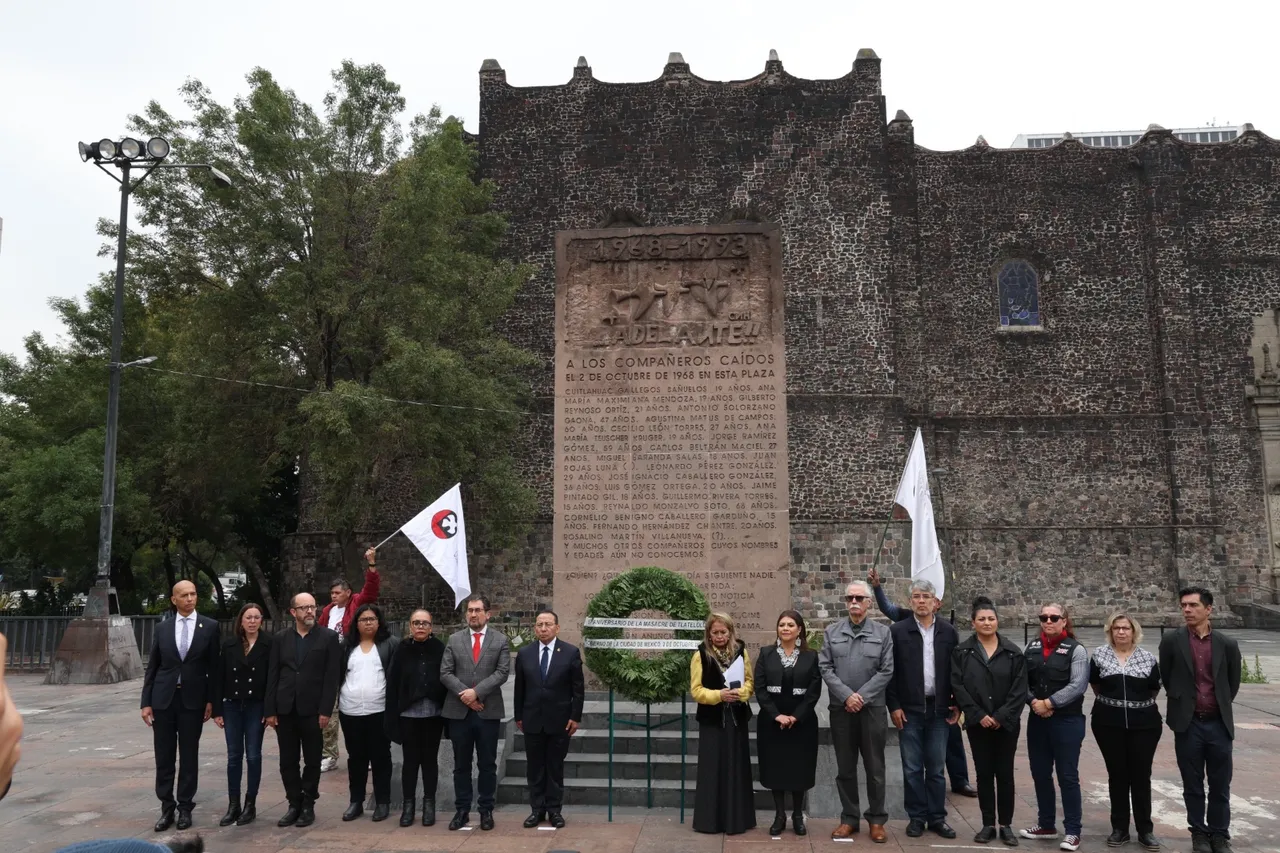 Clara Brugada Conmemora el 2 de Octubre y Renueva el Compromiso de Justicia