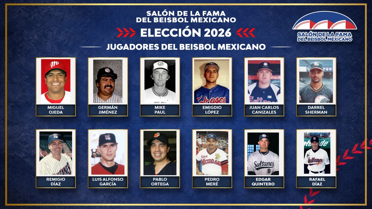 Los peloteros mexicanos Rafael Díaz, y Edgar Quintero encabezaron esta tarde las boletas para las nominaciones que se integran