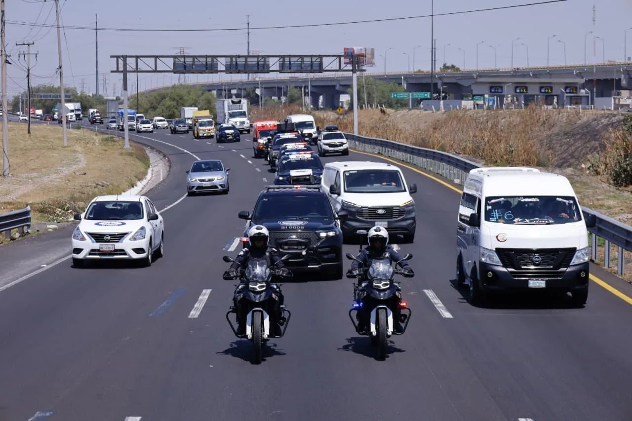 Blindaje al AIFA: Lanzan operativo permanente en el Circuito Exterior Mexiquense.