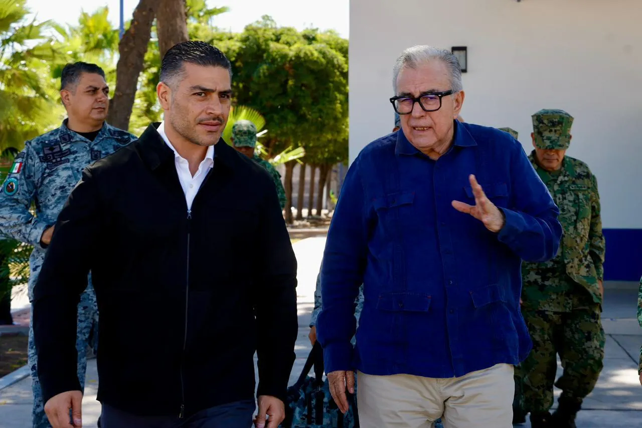 Omar García Harfuch y Gabinete de Seguridad Federal se reúnen con el Gobernador Rubén Rocha Moya en Sinaloa