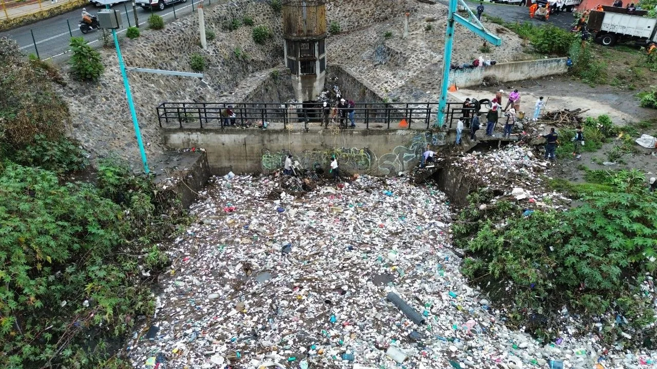 ¡Impactante! Retiran 18 toneladas de basura en Álvaro Obregón tras intensas lluvias