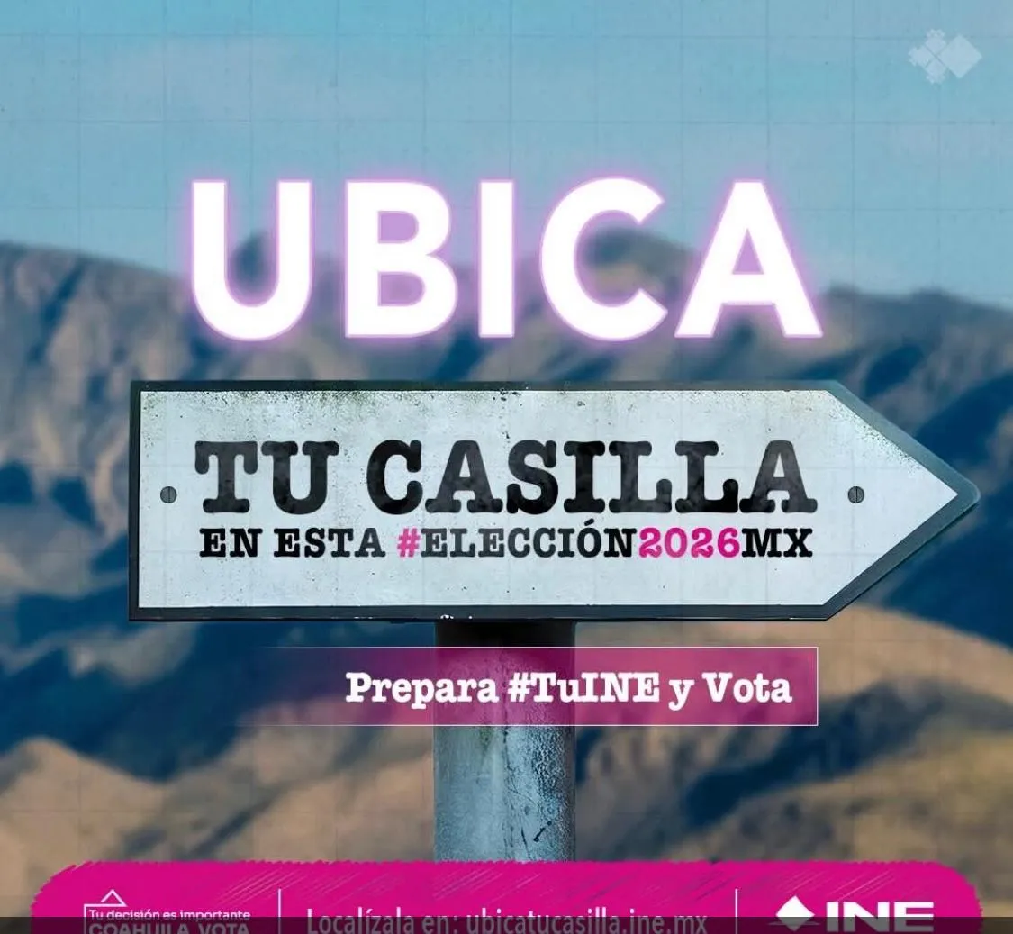 INE habilita “Ubica tu Casilla” para elecciones del 7 de junio en Coahuila