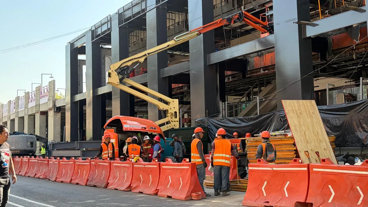 A contrarreloj: Parque Elevado de Tlalpan sigue inconcluso a días del Mundial
