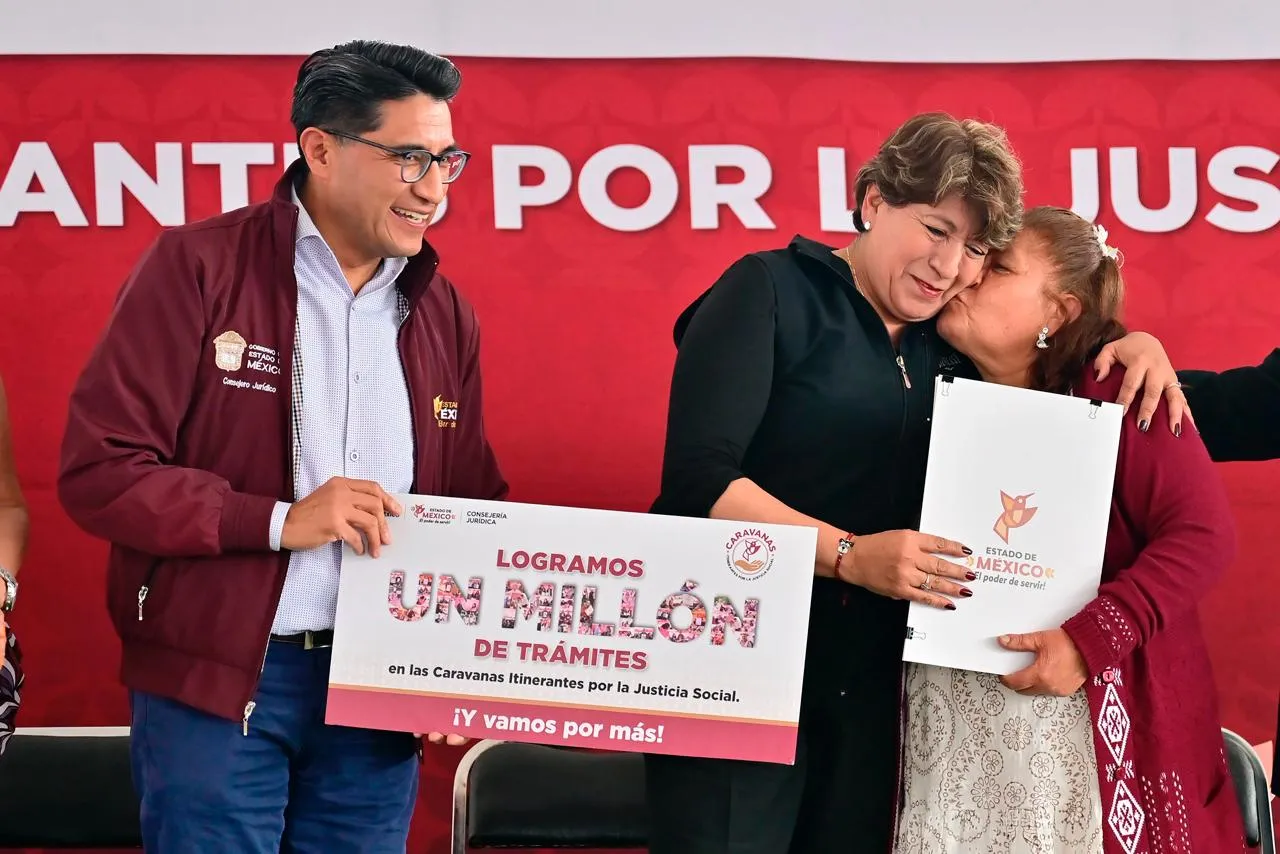Caravanas por la Justicia Social alcanzan un millón de trámites en el Estado de México