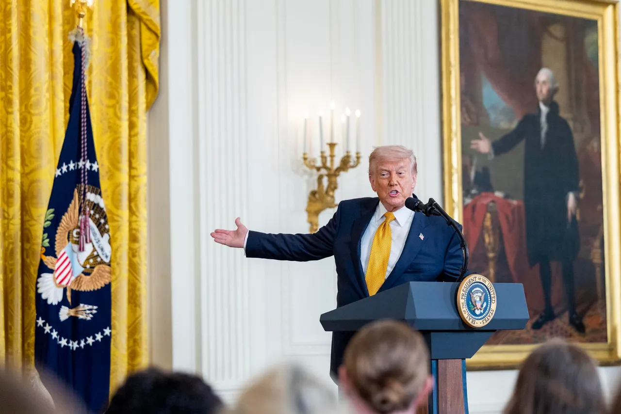 US President Trump and First Lady Melania host Military Mothers&#8217; Day event at the White House
