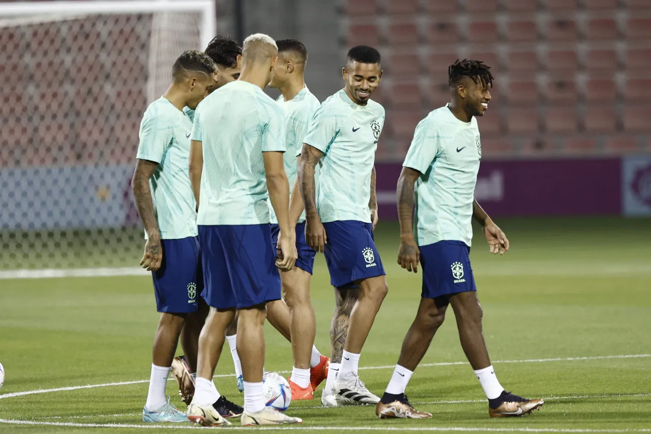 Entrenamiento de Brasil