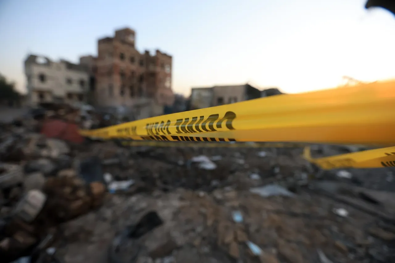 Aftermath of US airstrikes on Sana&#8217;a