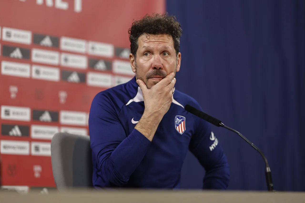 Rueda de prensa tras el entrenamiento del Atlético de Madrid