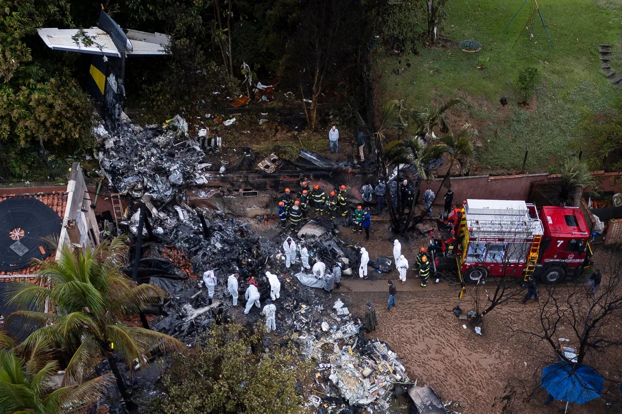 Investigación del avión accidentado en Brasil