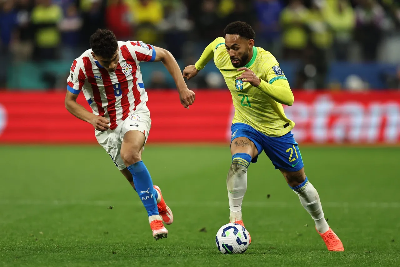 Eliminatorias sudamericanas Mundial 2026: Brasil &#8211; Paraguay
