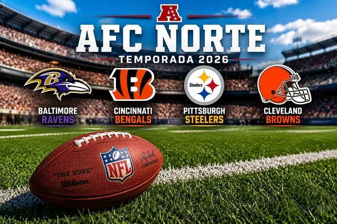 AFC Norte 2026: Baltimore y Cincinnati amenazan el reinado de Pittsburgh