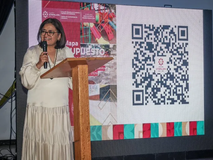 Aleida Alavez, alcaldesa de Iztapalapa, durante un acto público