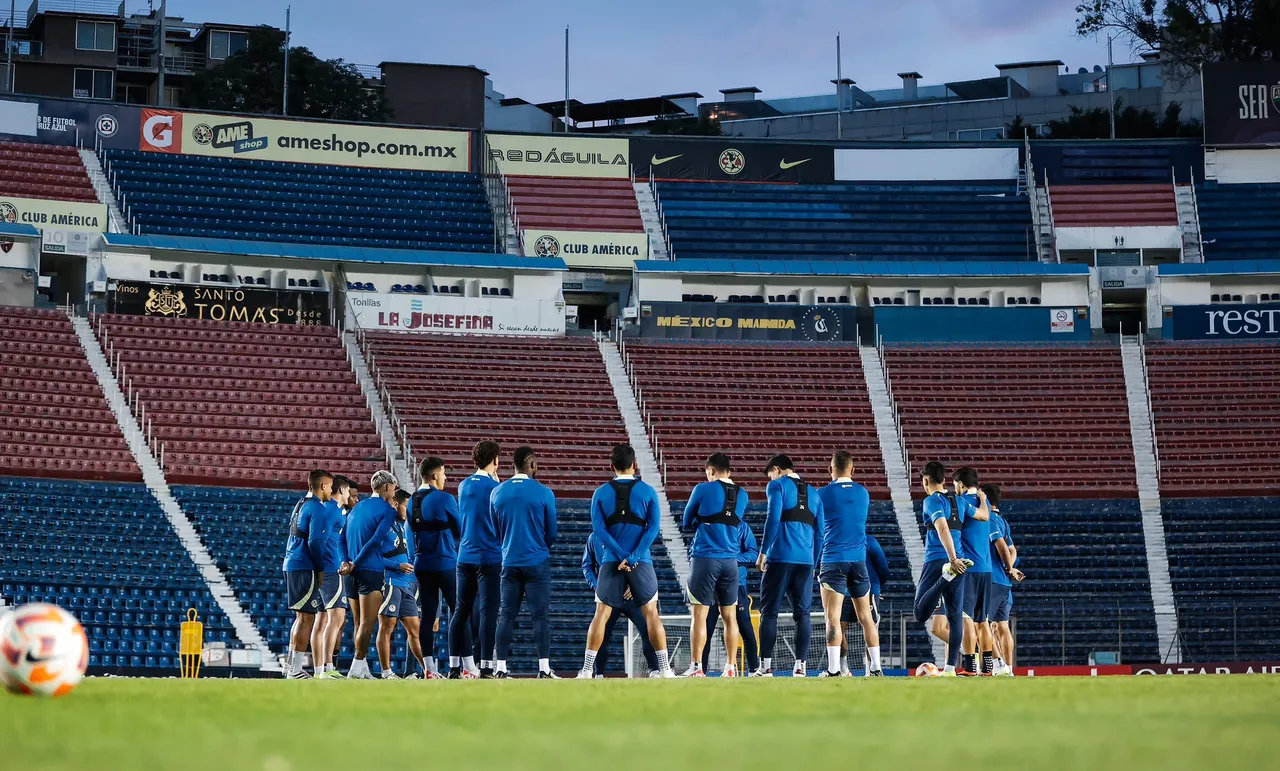 america entrenamiento