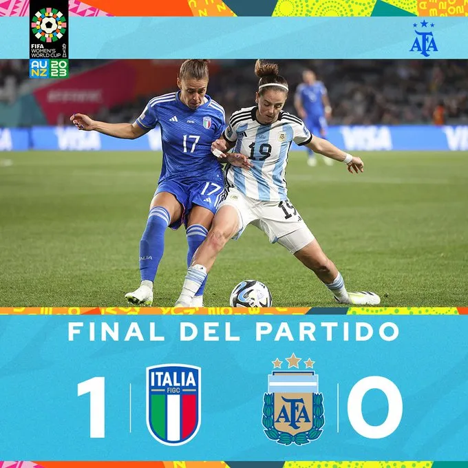 argentina pierde vs italia