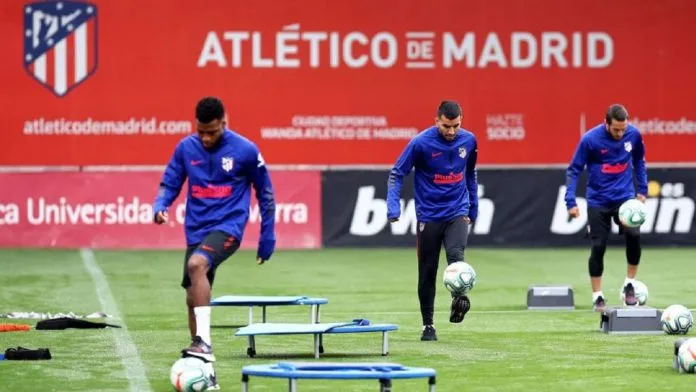atletico entrena