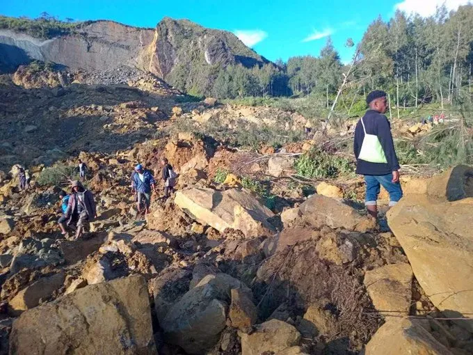 Avalancha Nueva Guinea