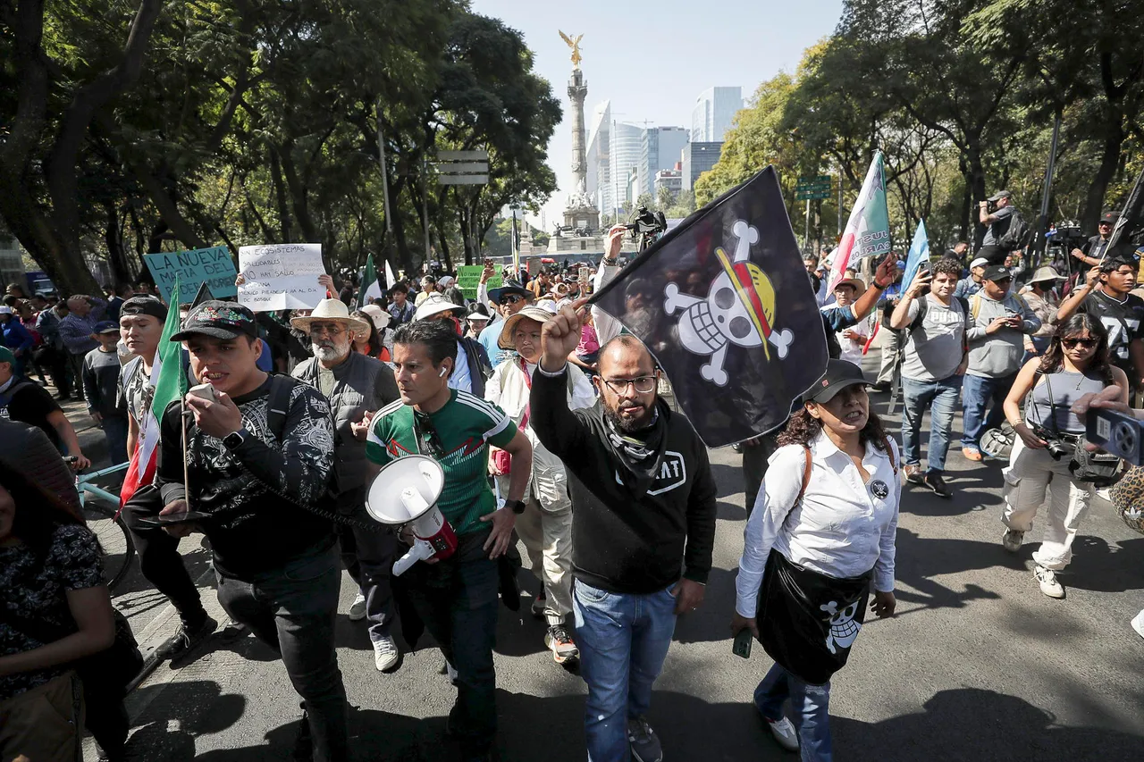 La nueva marcha de la Generación Z inicia con escasa afluencia en Ciudad de México