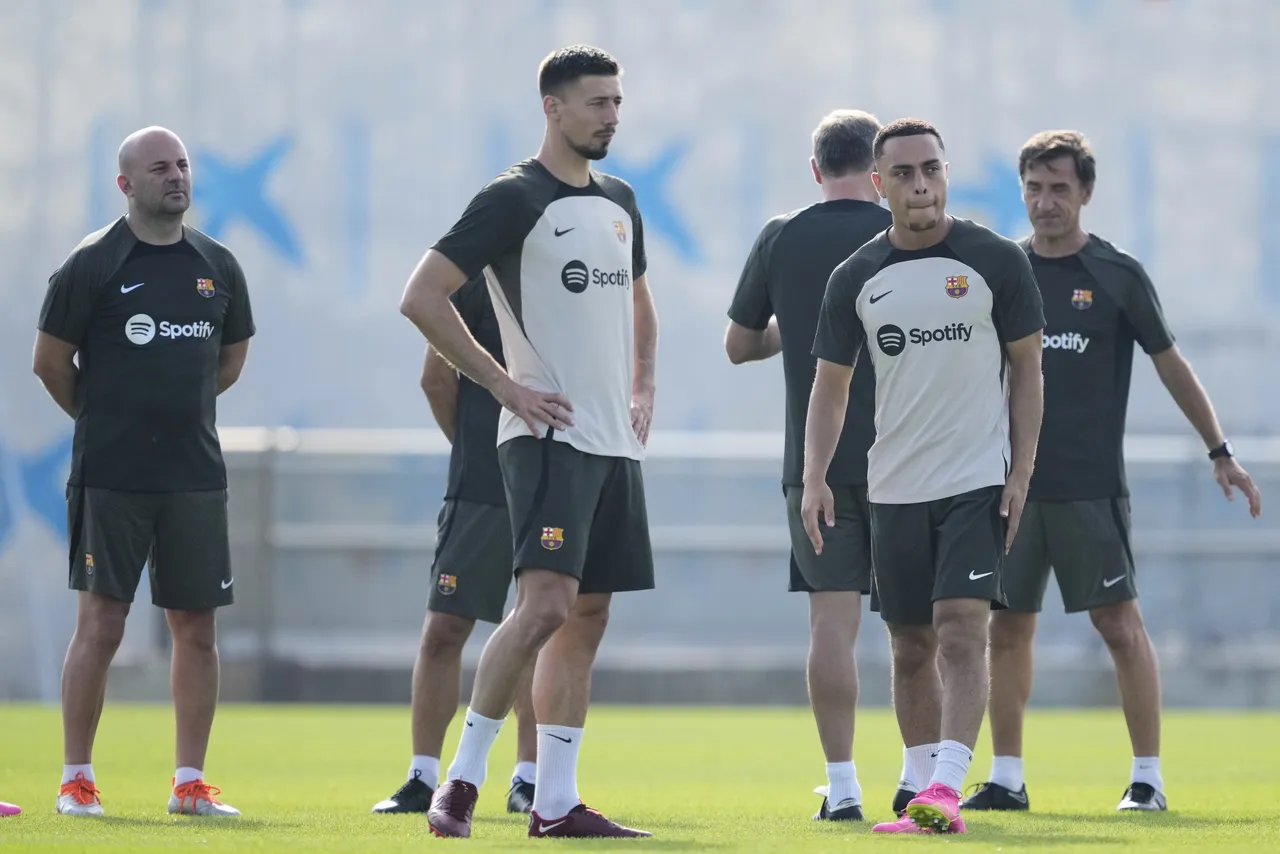 Entrenamiento del FC Barcelona