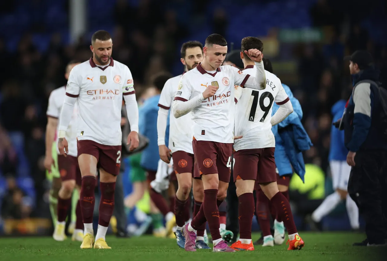 English Premier League &#8211; Everton vs Manchester City