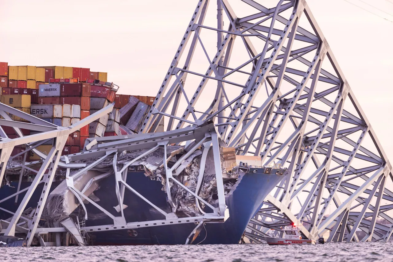 Baltimore bridge collapses after being hit by cargo ship